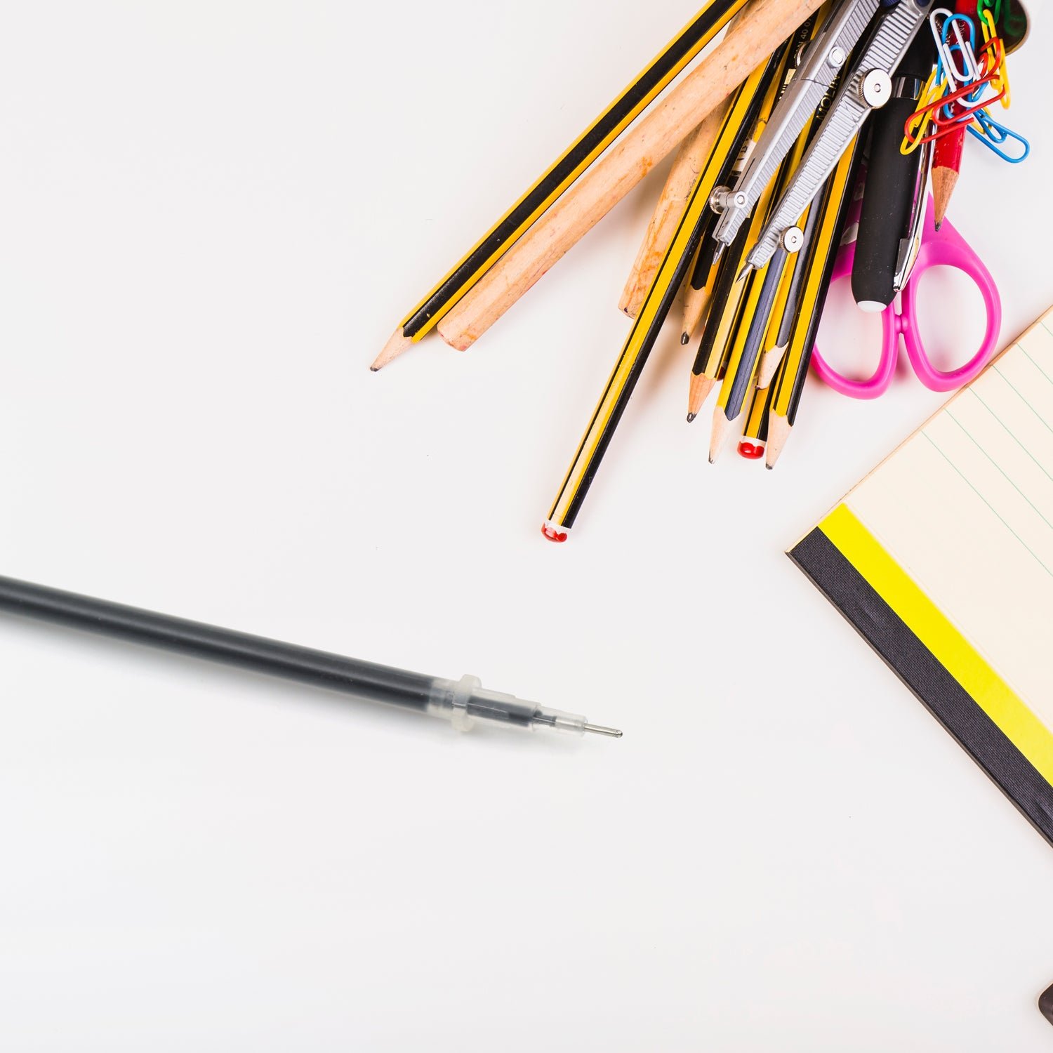 Black Pen Refill All Round Ball Pen Refill Smooth Writing Pen Refill all Pen Suitable (10 Pcs Set) - Image 4