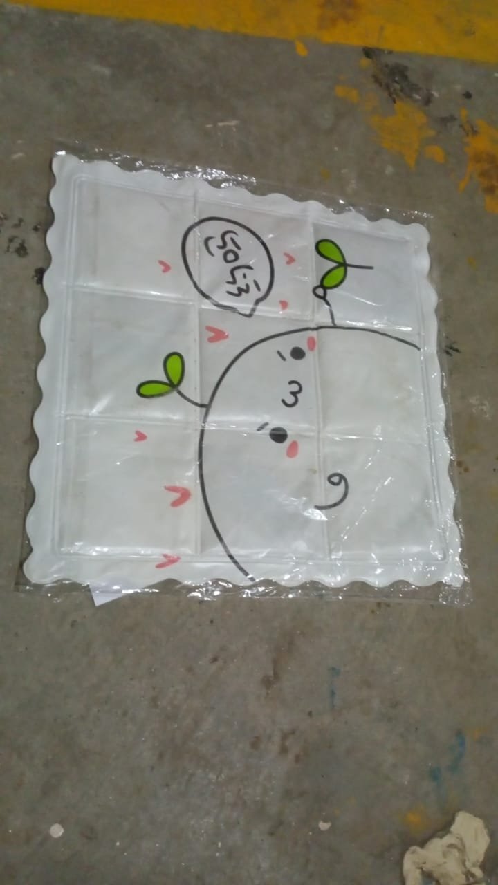 Ice Pad Cartoon Cute Summer Gel Cooling Office Cushion (35×35 CM / 1 Pc) - Image 7