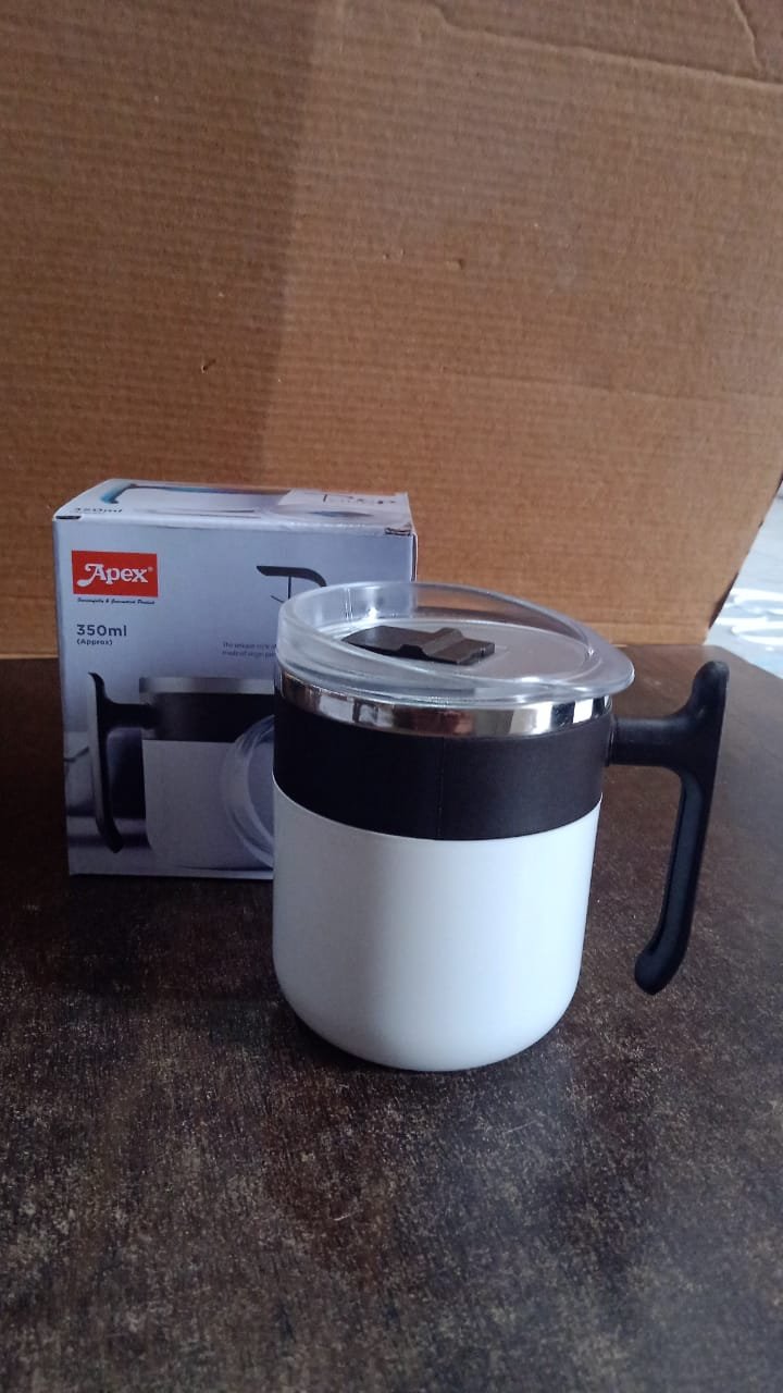 Apex Stainless Steel Pop Inner Mug – 350 ml Approx Capacity (1 Pc) - Image 8