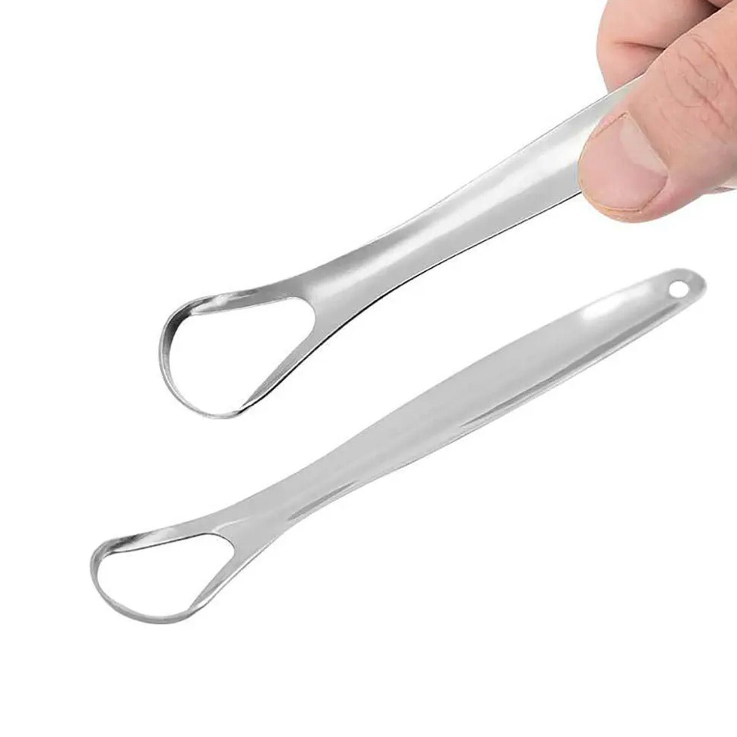 Stainless Steel Tongue Scraper for Bad Breath & Oral Hygiene, Metal Case Included (1 Pc) - Image 7