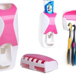 Toothbrush and toothpaste dispenser combo