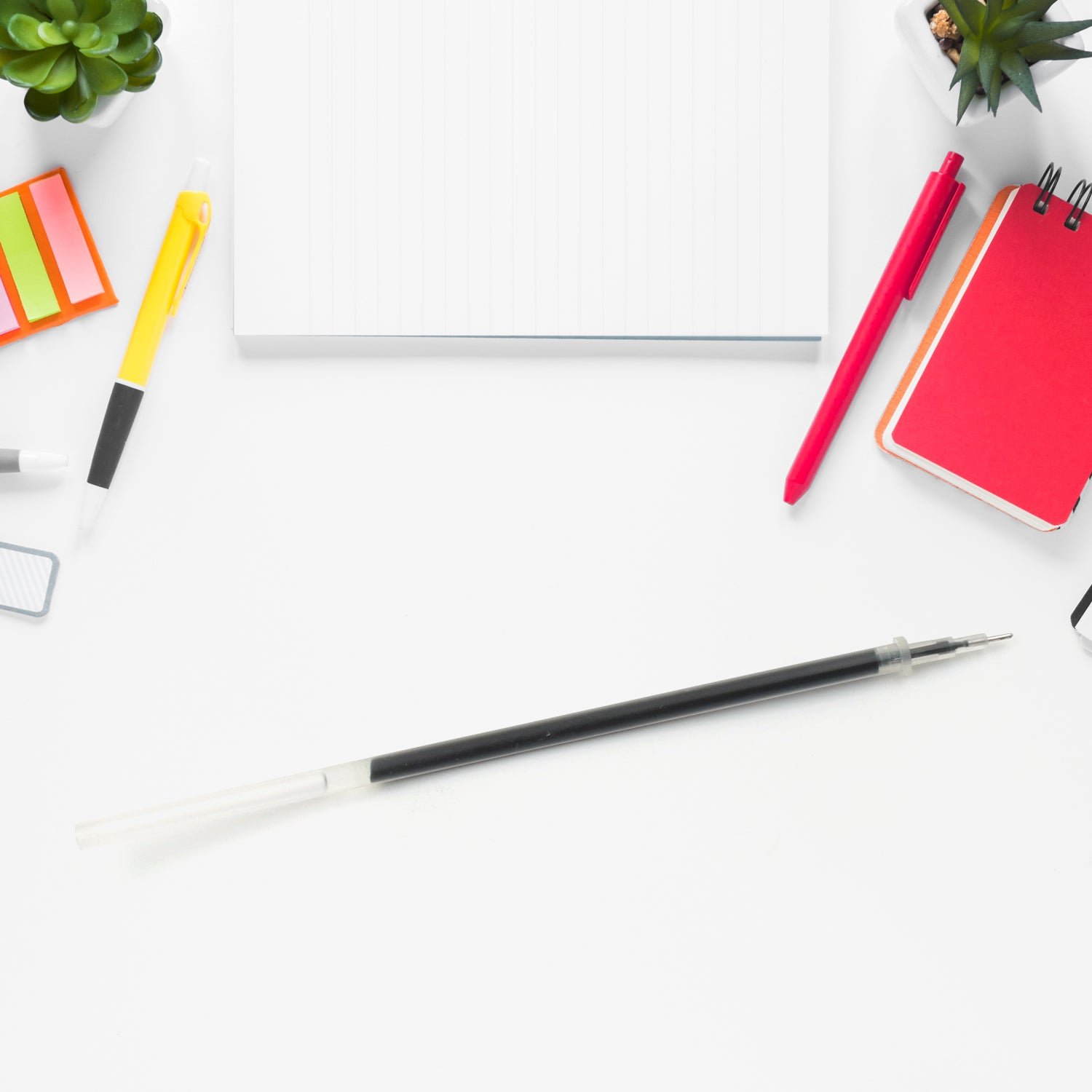 Black Pen Refill All Round Ball Pen Refill Smooth Writing Pen Refill all Pen Suitable (10 Pcs Set) - Image 6