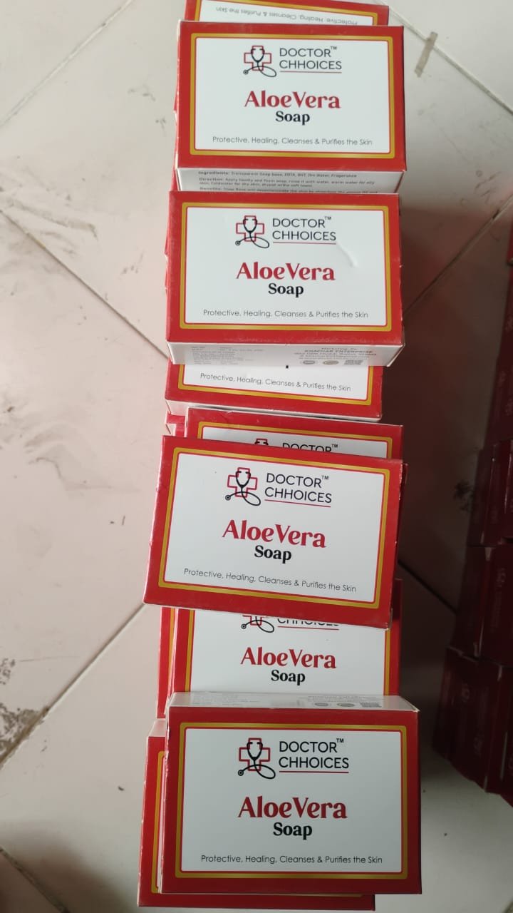 Doctor Chhoices / Choices Premium Aloe Vera Herbal Bath Soap (1 Pc) - Image 10
