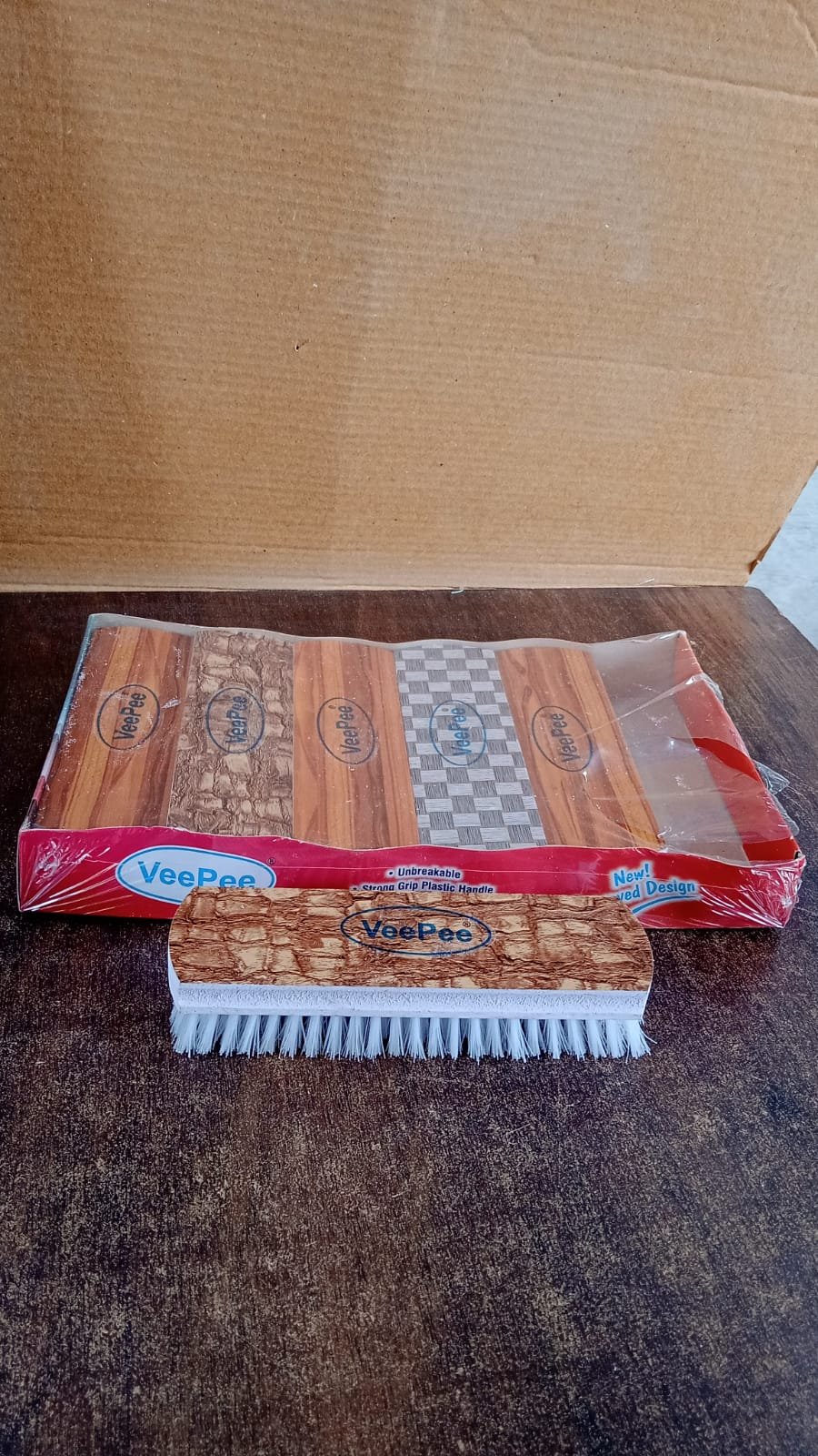 Veepee 6-Piece Washing and Cleaning Scrub Brush Set – (Multi-Color Bristles) - Image 7