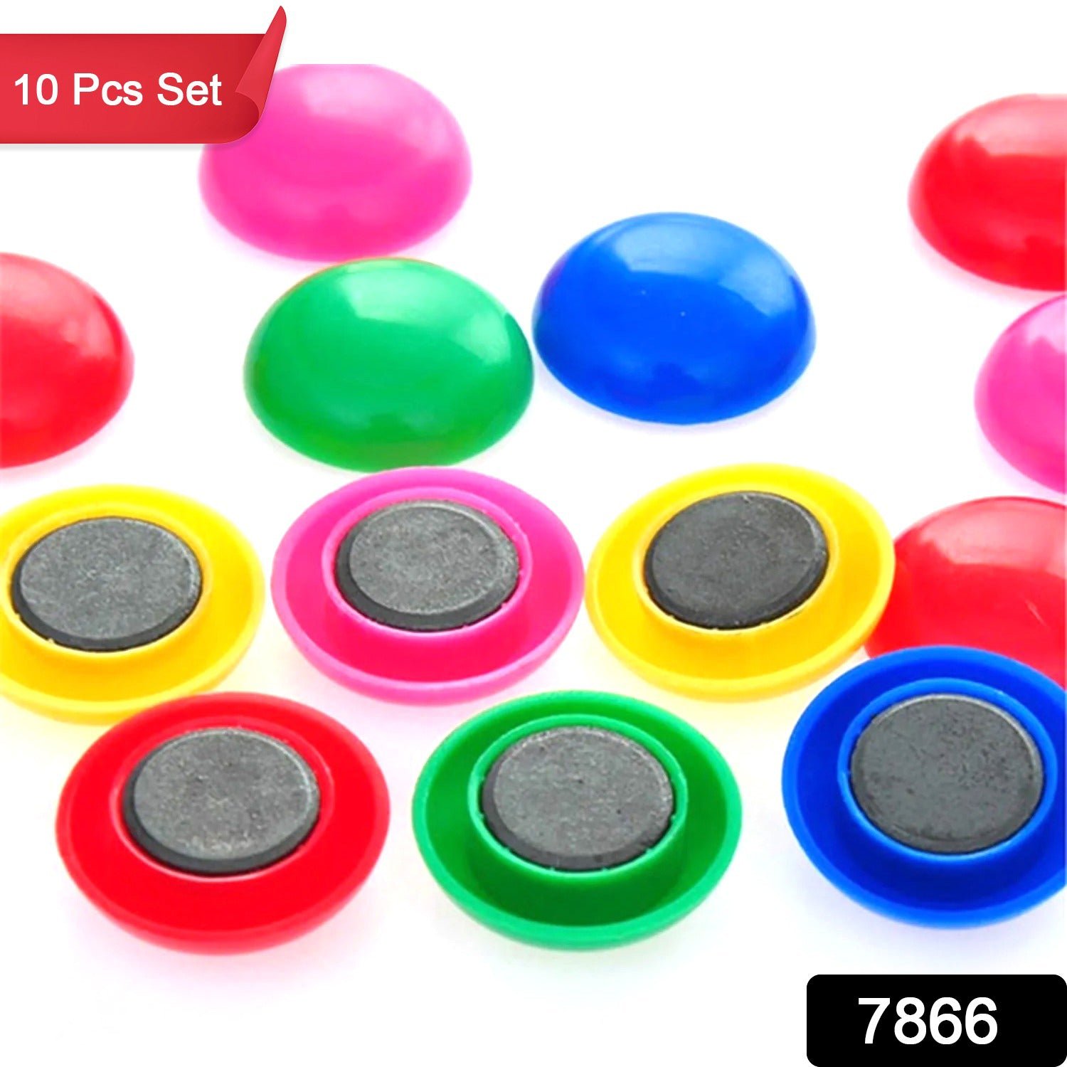 Durable Magnetic Button Set for Kids’ Experiments (10 Pc, Round Shape) - Image 2