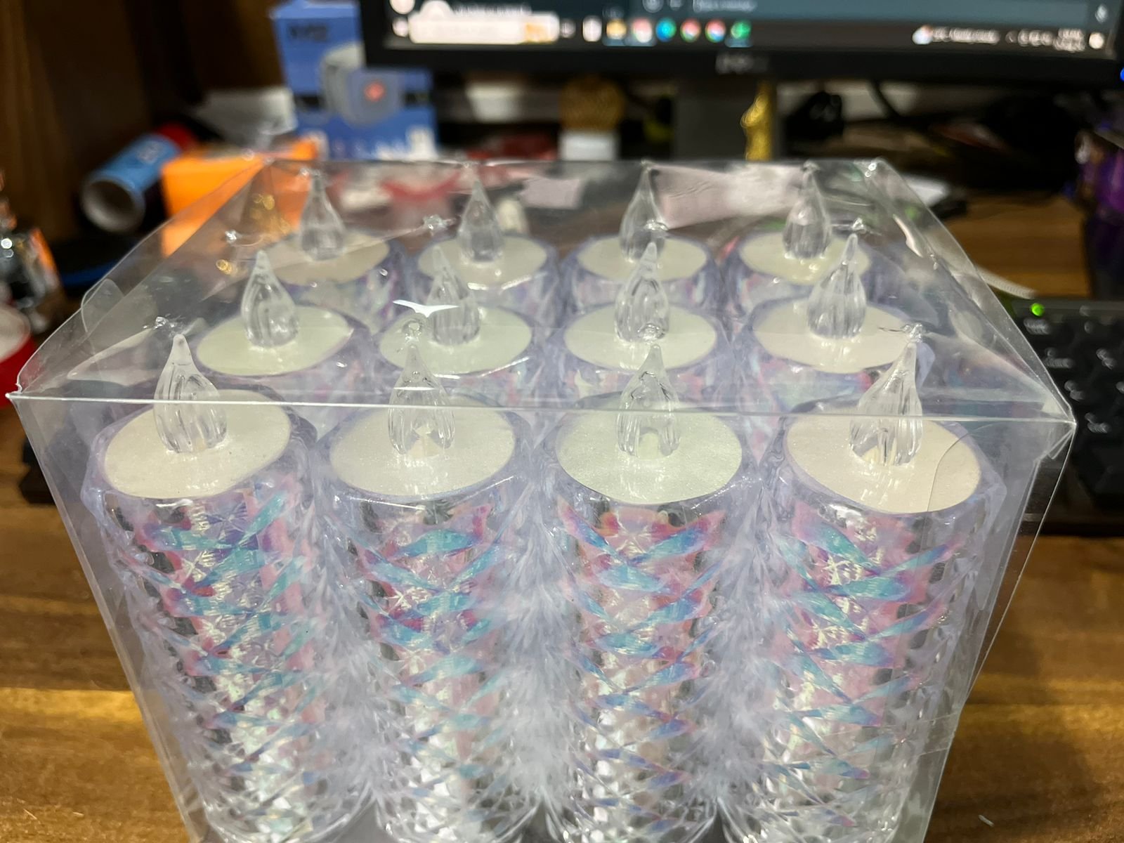 Festive Lighting for Any Occasion: 12 Pack LED Tealight Candles, Diwali - Image 7