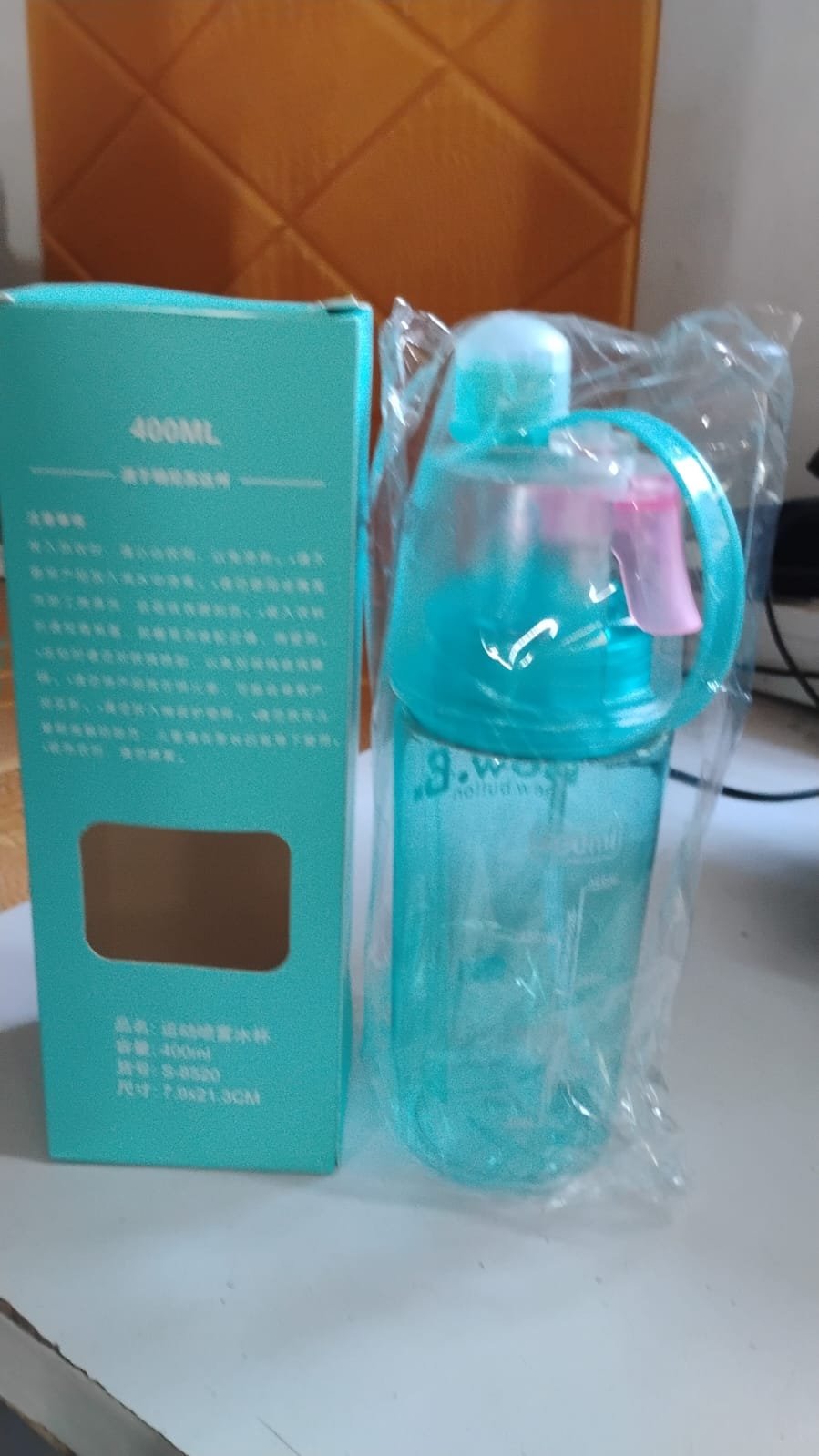 Plastic 2 In 1 Mist Spray Water Bottle (Multicolor / 400 ML / 1 Pc) - Image 7