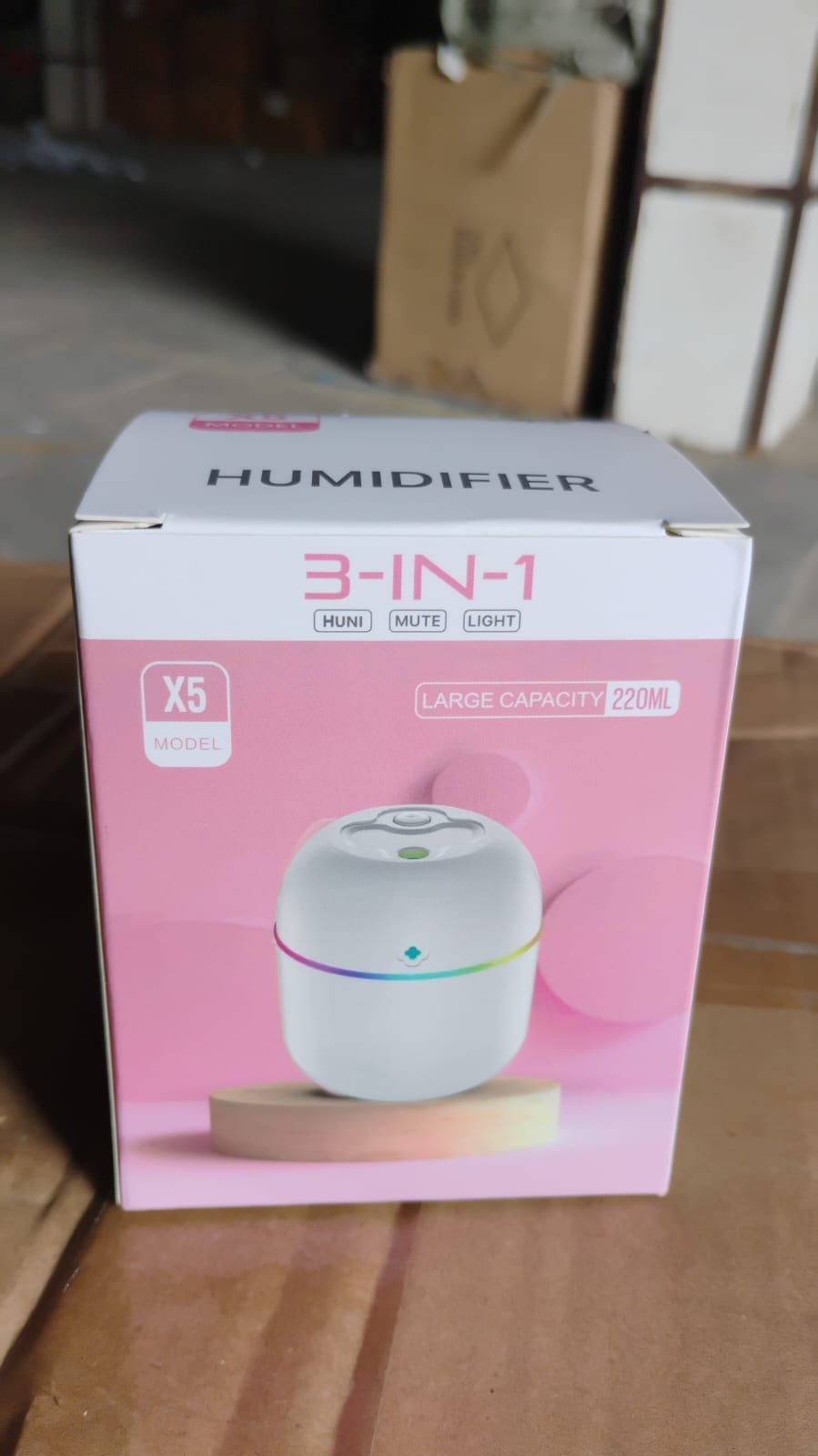 Portable Mini USB Humidifier with Light, Cool Mist & Essential Oil Diffuser (250ML / Mix Design) - Image 13