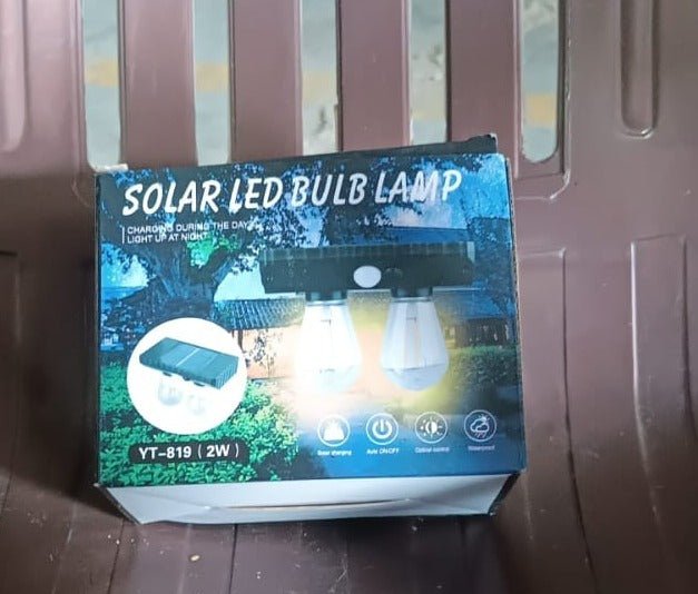 Solar Double LED Bulb Lamp YT-819- 2W (1 Pc) - Image 7