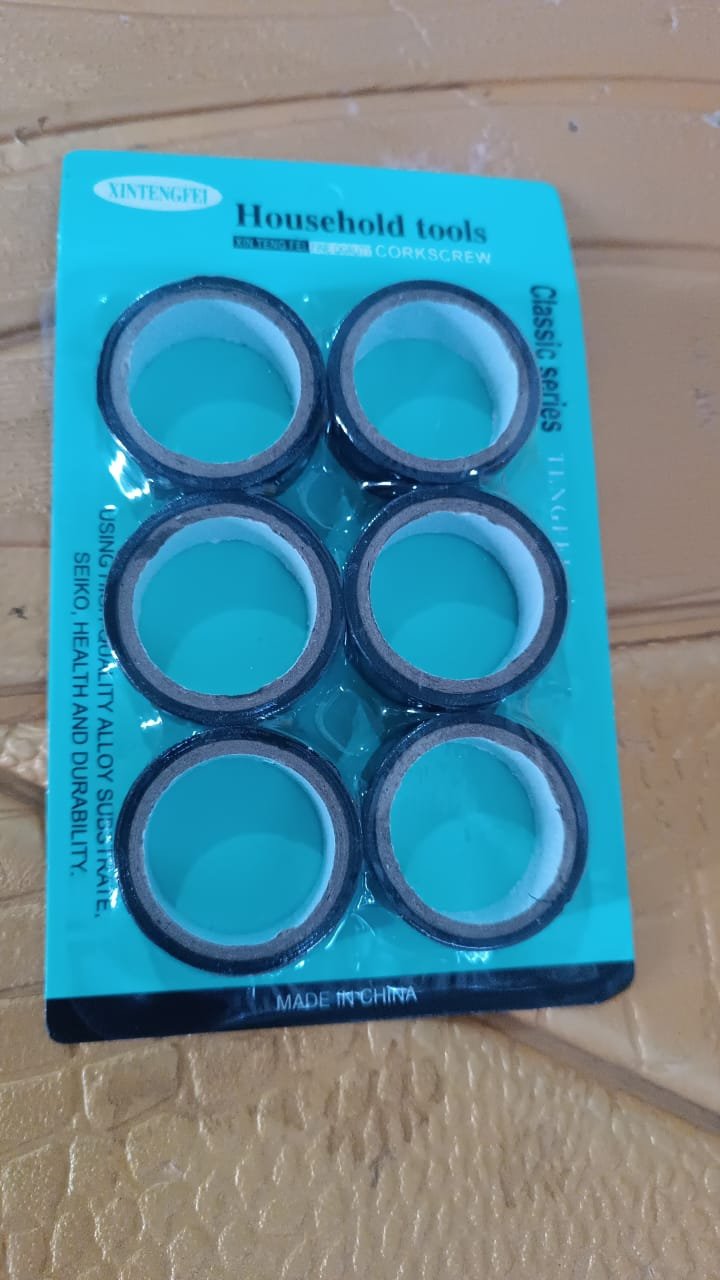 General Electrical Tape, All purpose PVC electrical tape (6 Pcs Set) - Image 8