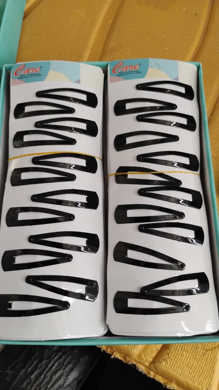 Metal Tik Tak Hair Clips (12 Pcs Set), Hair accessories - Image 7