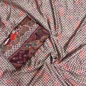 Muslin Dupatta Suit (Export Quality)