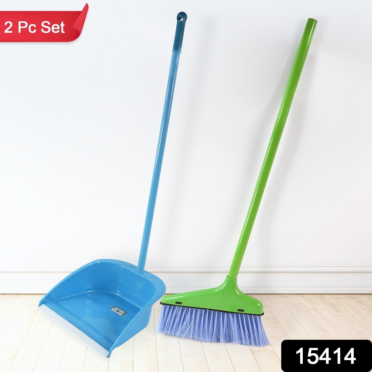 HANDLE DUSTPAN AND BRUSH FOR SWEEPING & CLEANING DUST, Supdi - Image 2