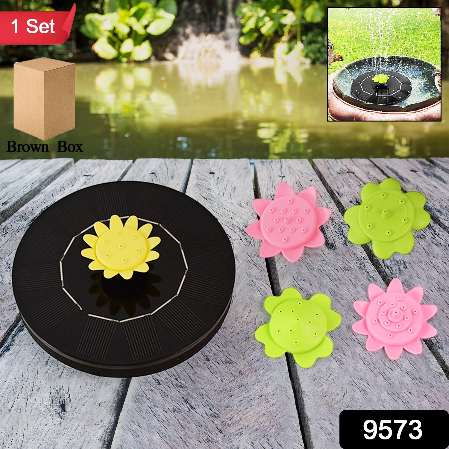 Solar Water Fountain Pump (1 Set) - Image 2