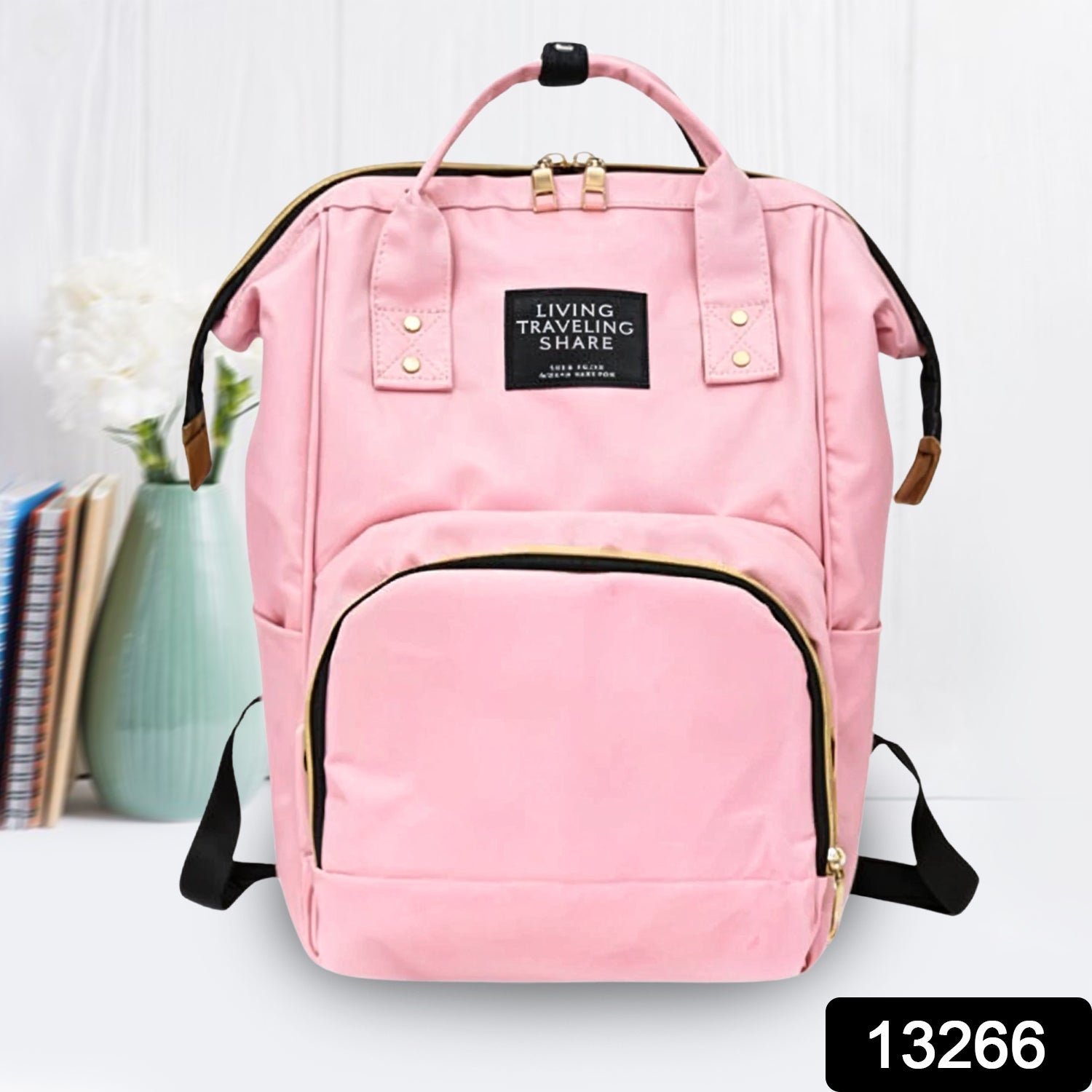 Multipurpose Large Capacity Mom's Backpack Diaper Bag (1 Pc) - Image 2