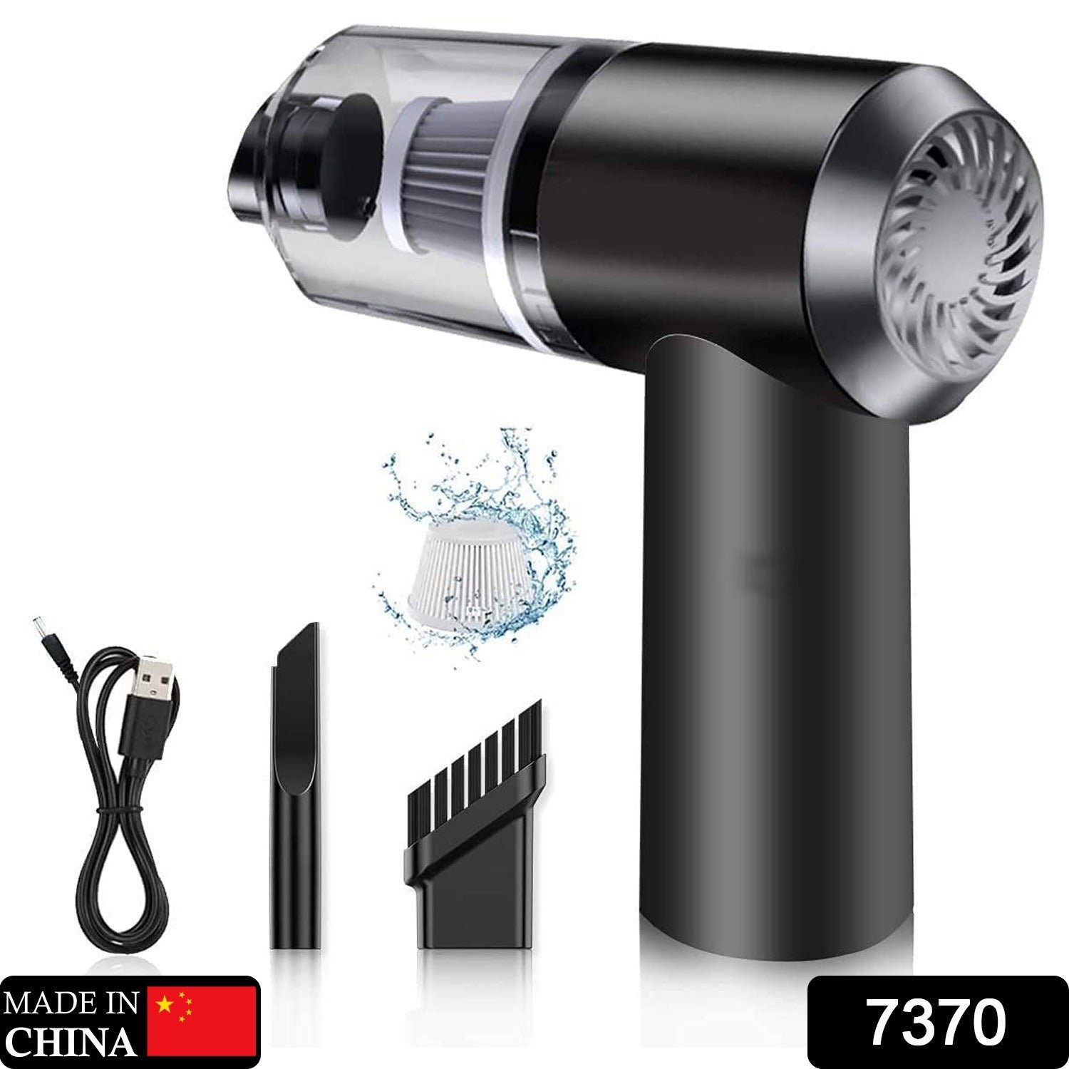 2 in 1 Wireless Vacuum Cleaner – 120W Handheld USB Rechargeable for Home & Car (1 Pc) - Image 3