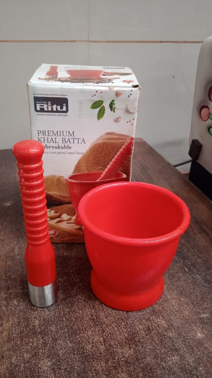 Ritu Heavy Duty Unbreakable Plastic Khal Batta Set (2 Pcs Set) - Image 7