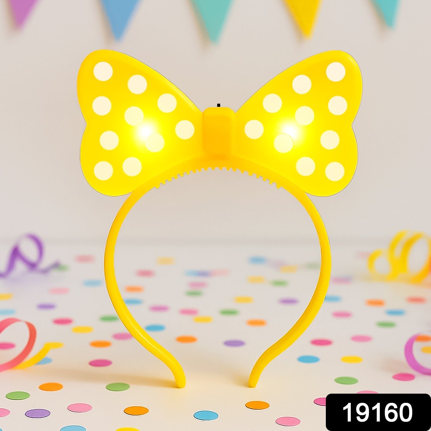 LED Glowing Bow Hairband (1 Pc) - Image 2