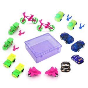 Toys for Kids Friction Powered Vehicle Toy for Baby Push & Go Toys Combo Set for Boys & Girls ( Pack of 15)