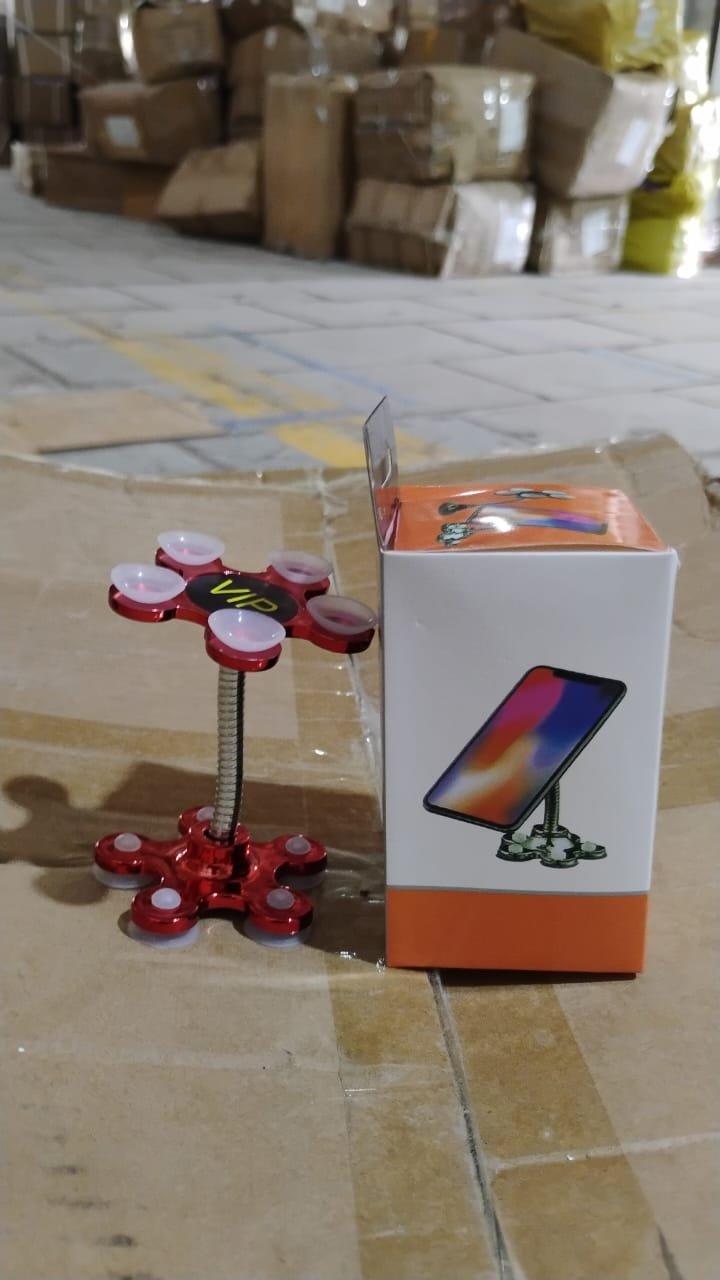 Phone Holder Car & Mount Sucker Stand vip stand (Multicolored With Box)) - Image 8