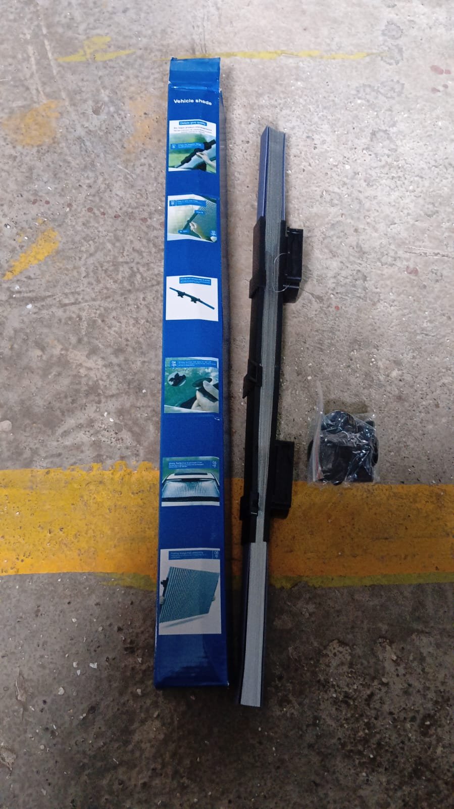 Retractable Long Foldable Windshield Sun Shade for Car (1 Set) - Image 8