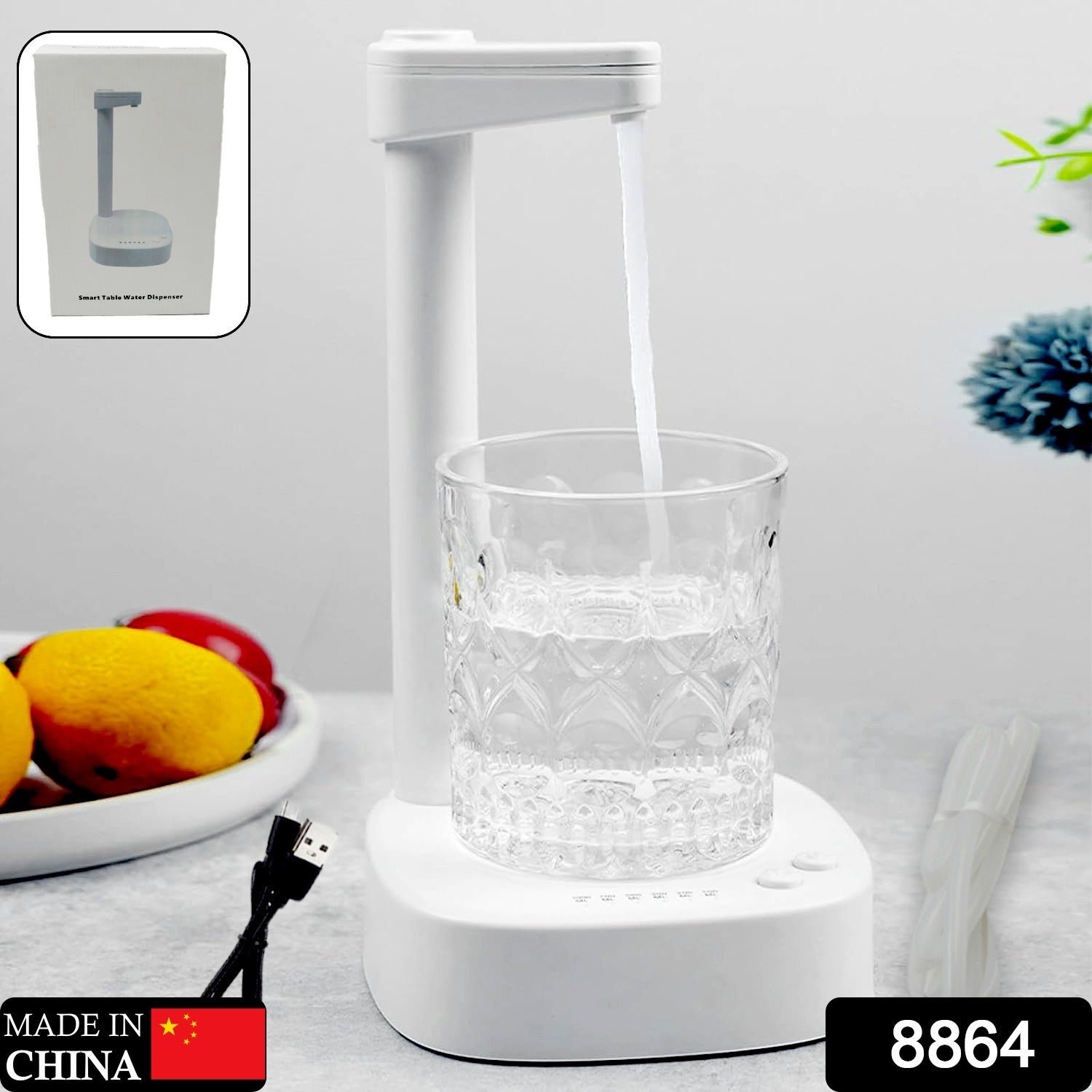 USB Charging Desktop Water Dispenser – Smart One Button Operation, Portable Water Pump for Home & Office - Image 2