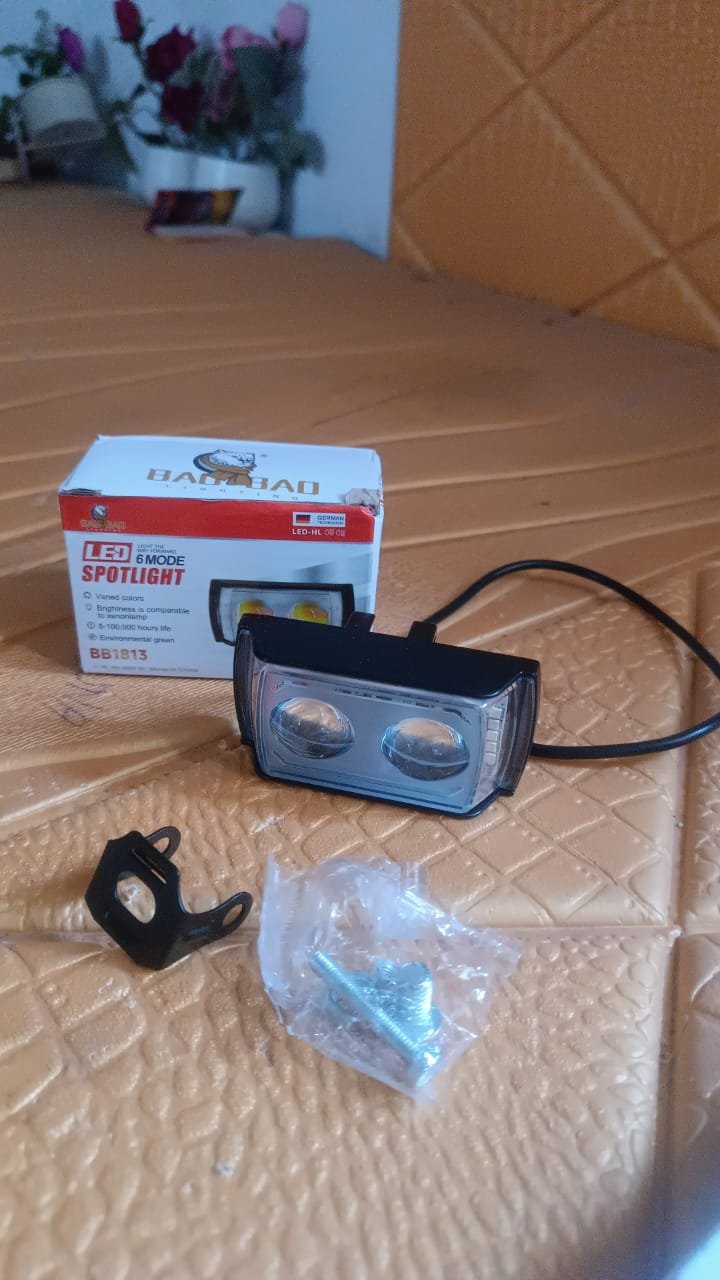 6 Mode LED Spotlight Universal Ultra Mini Double Lens Fog Light (1 Pc) - Image 8