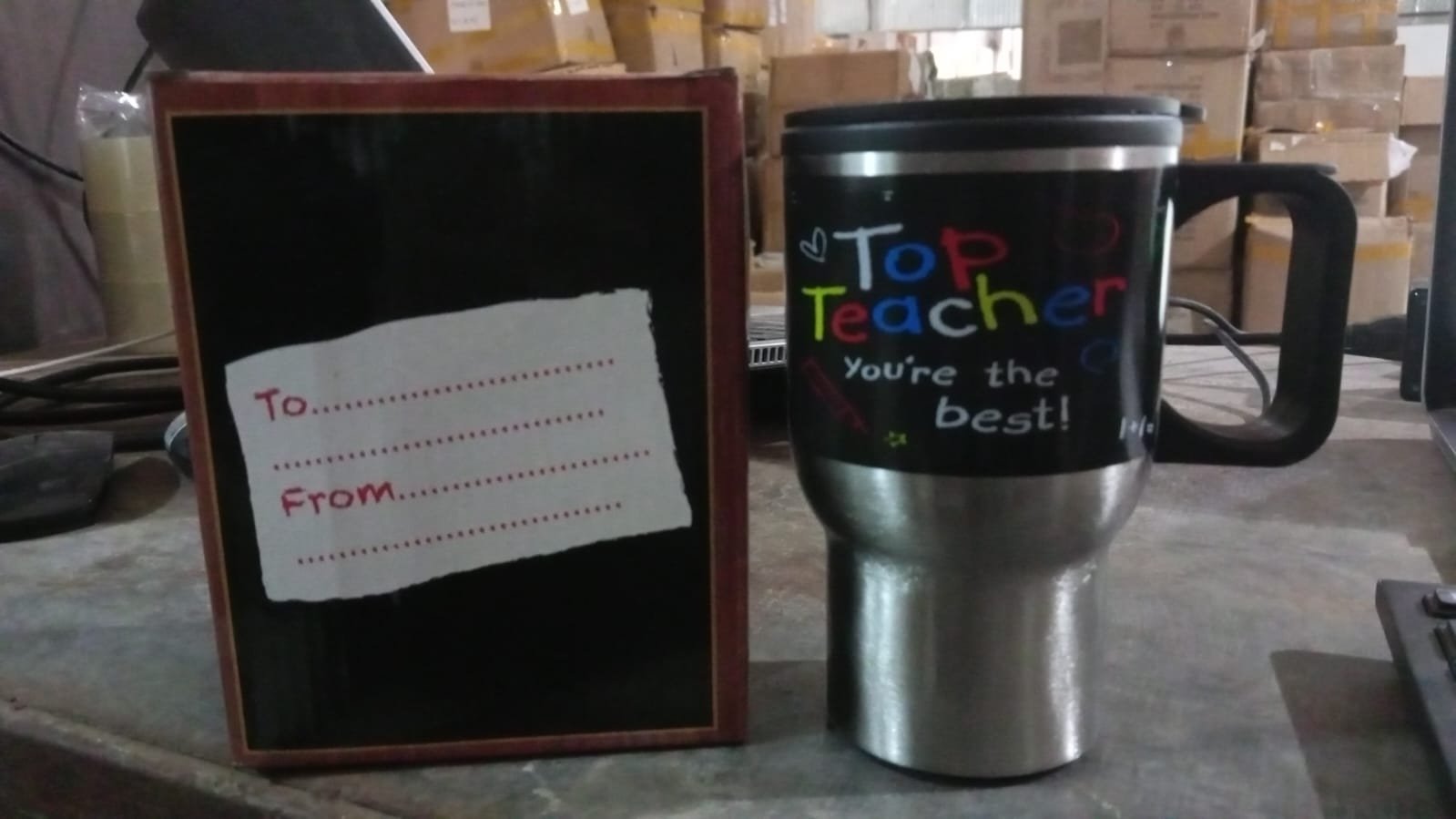 Stainless Steel Insulated Travel Mug - Double-Walled Vacuum Cup with Lid & Handle, Tumbler - Image 9