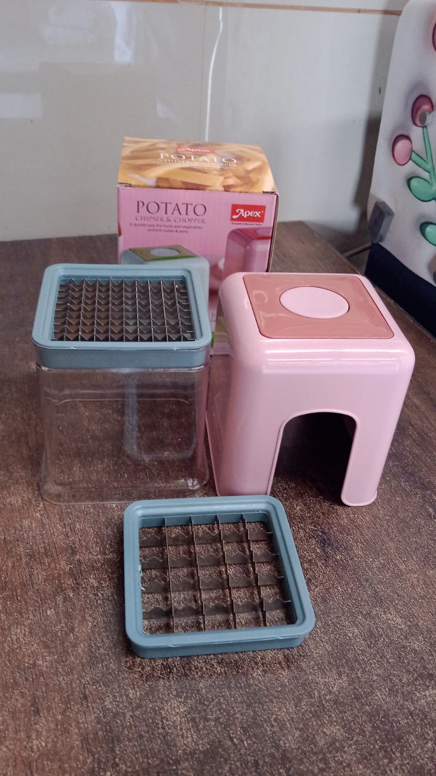 Apex Heavy Duty Potato Chipser & Vegetable Chopper with Dual Blade Set - Image 8