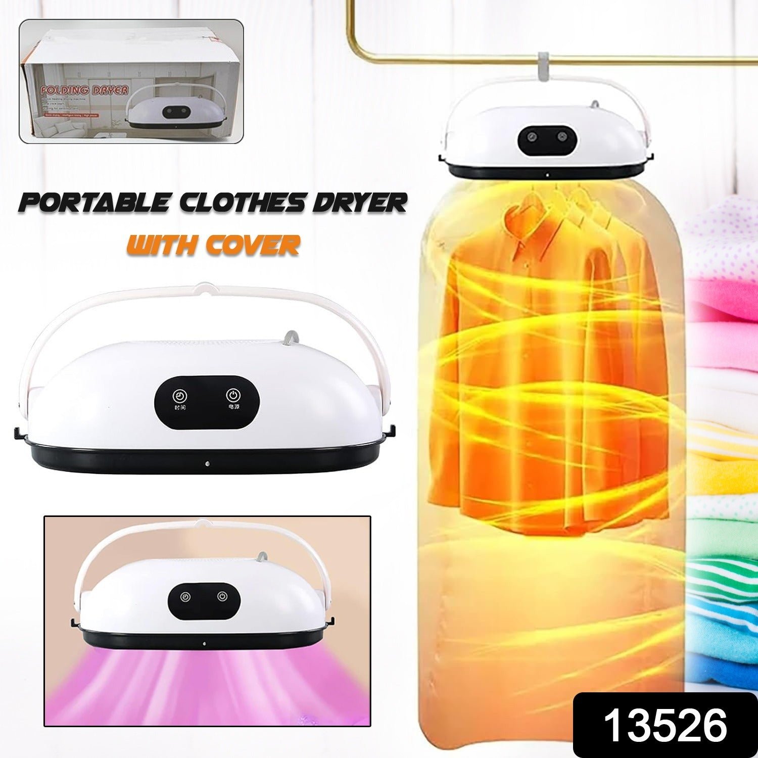 Portable Clothes Folding Dryer, Portable Dryer (1 Pc) - Image 2