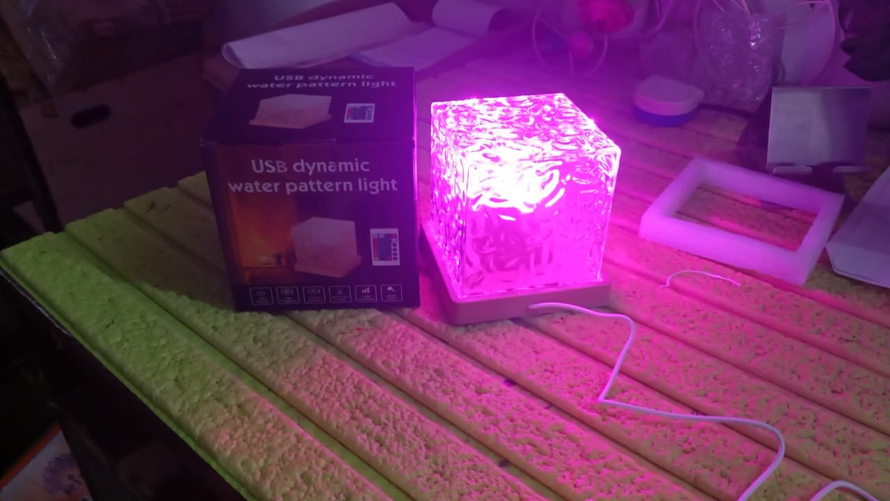 Ocean Wave Projector Lamp, 3D Water Wave LED Night Light, Water Ripple Night Lamp With Remote - Image 8