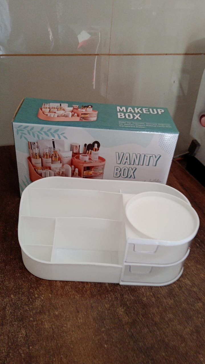 Multi-Functional Plastic Vanity Storage Box - Image 7