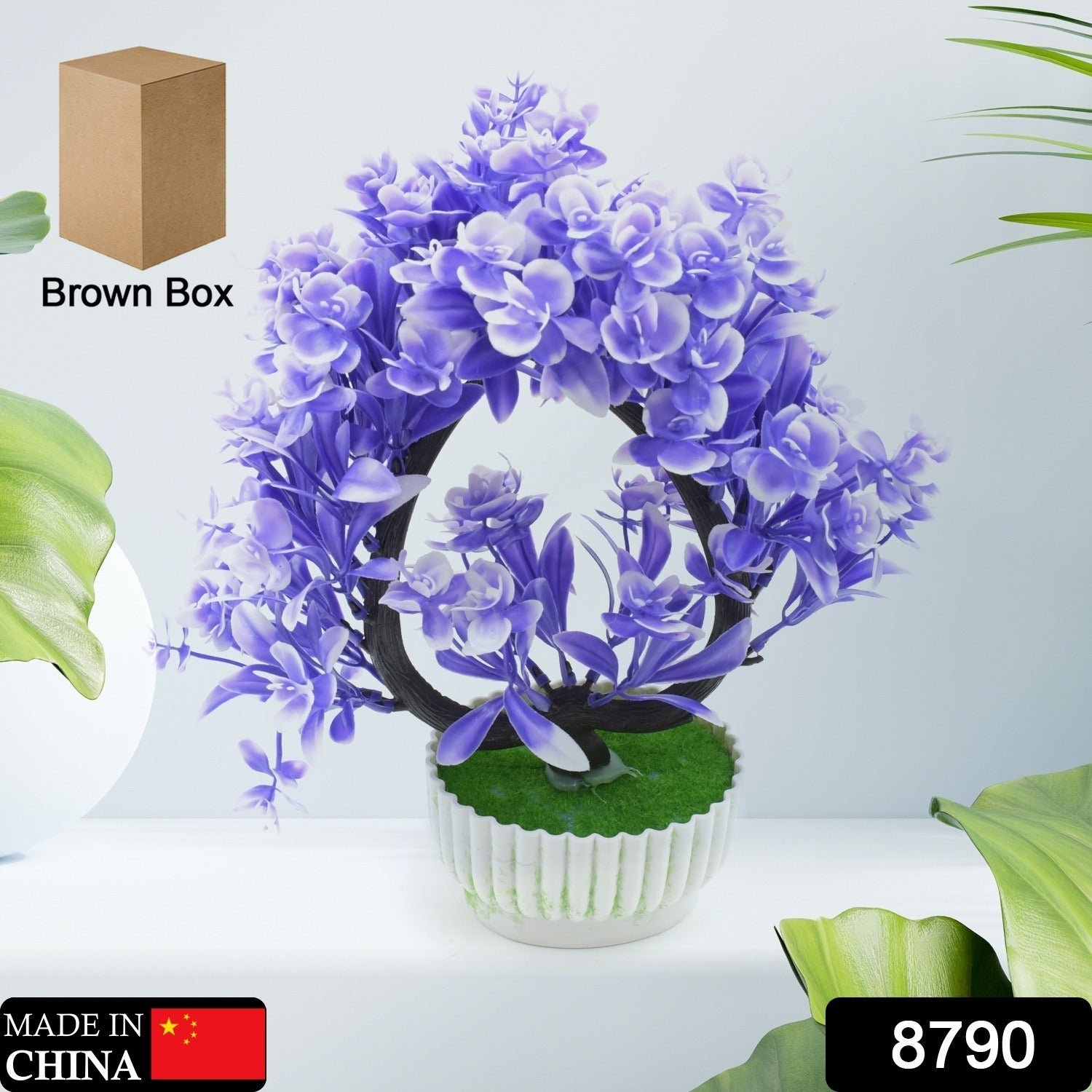 Artificial Flower Plant with Cute Pot – Perfect for Home & Office Decor (1 Pc) - Image 2
