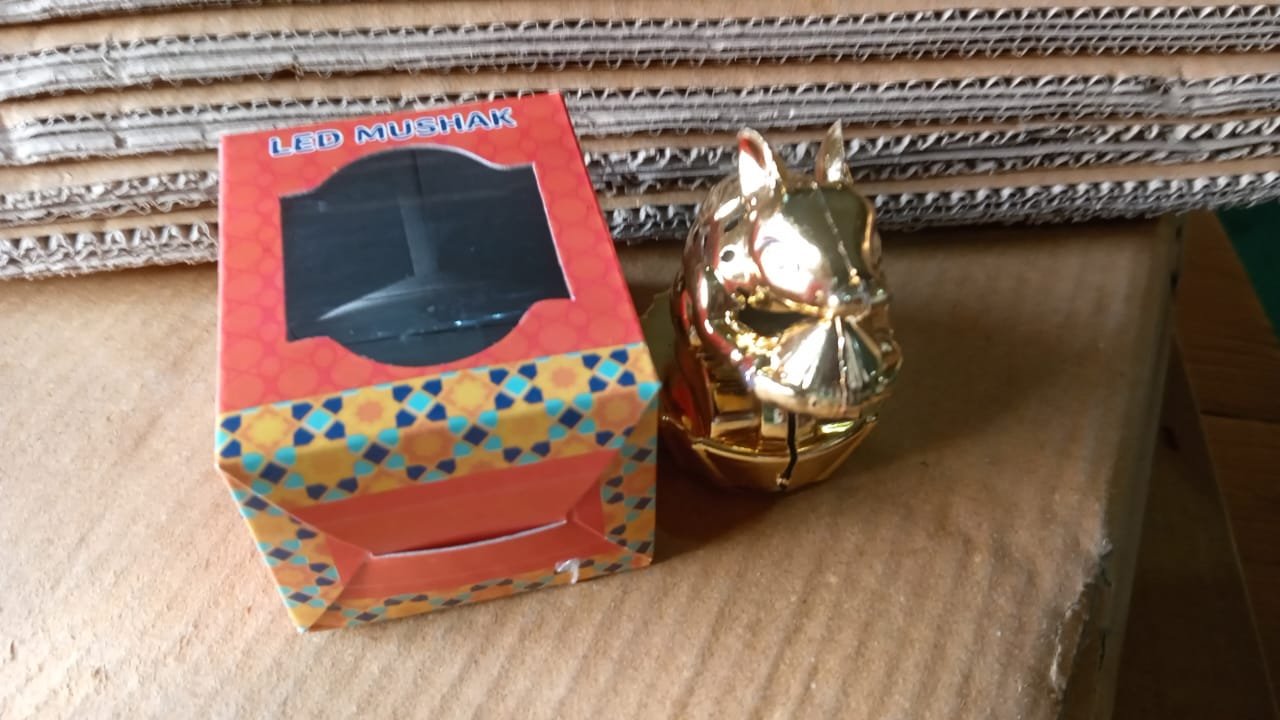 Multicolour LED Mushak / LED Mooshak for Ganpati Decorations, Ganesh Ganesha (1 Pc) - Image 8