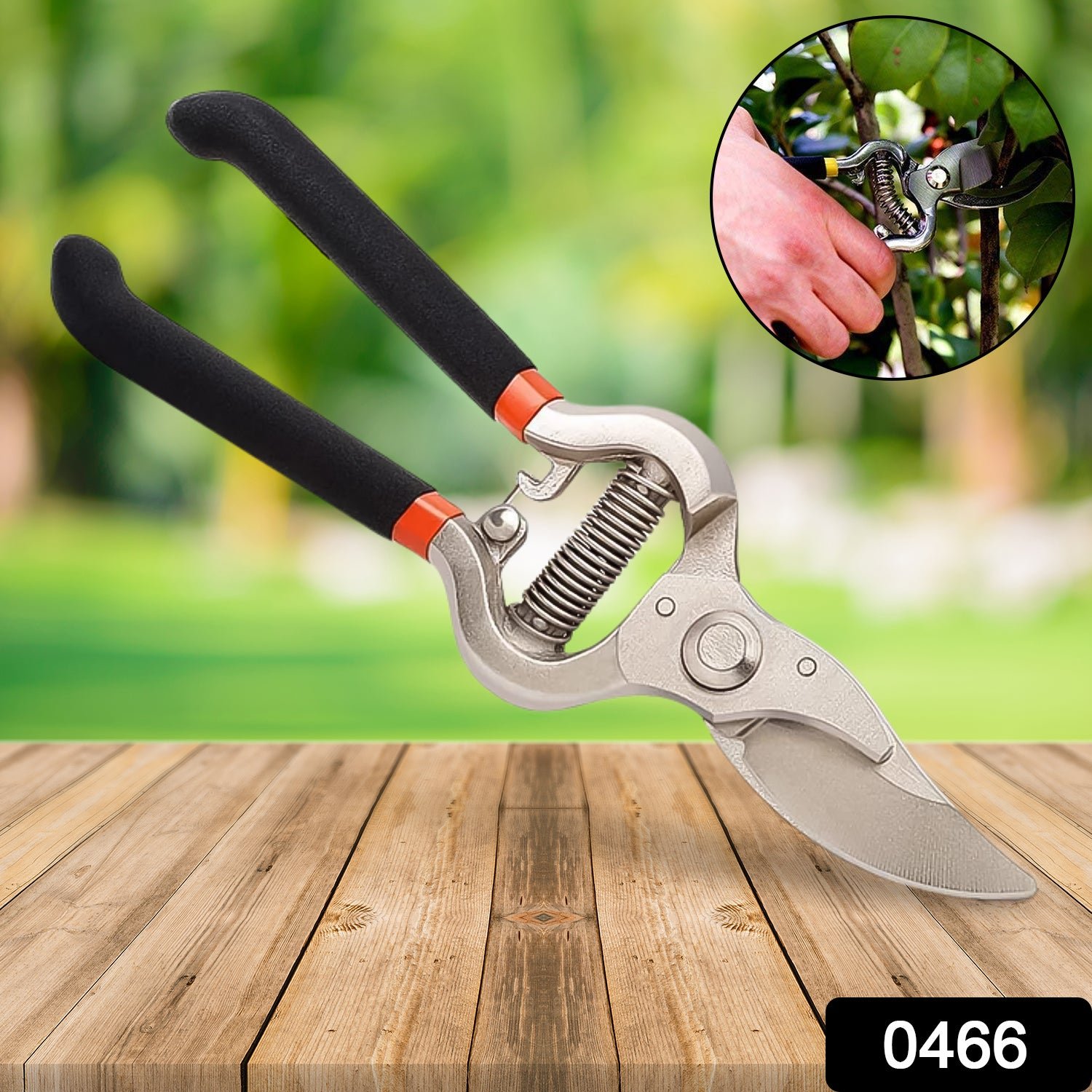 Garden Shears Pruners Scissor, flower cutter (8 inch) - Image 2