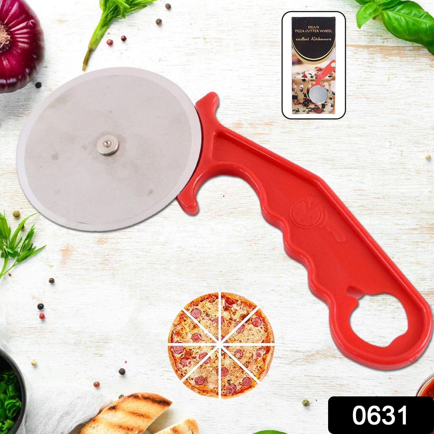 Stainless Steel Pizza Cutter / Pastry Cutter / Sandwiches Cutter - Image 2