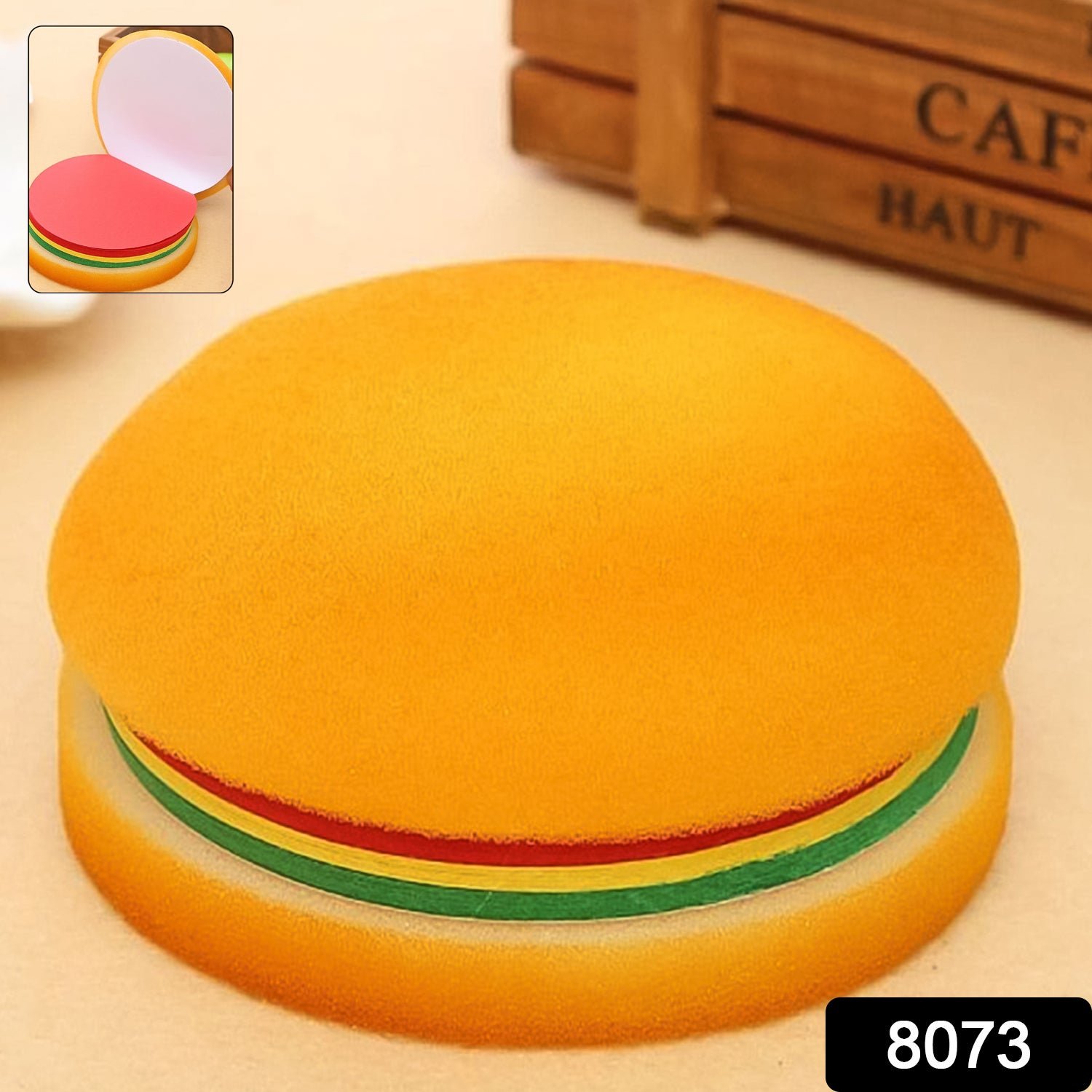 Burger Shaped Note / Sticky Notes / Memo Notes, Unique Mini Notes (Multicolor) - Image 2